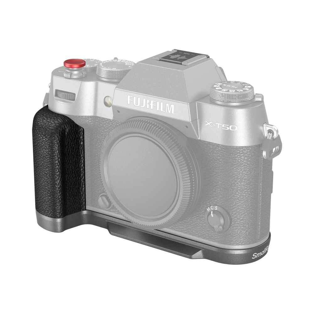 SmallRig 4712 Silicone L-Shape Handle for Fujifilm X-T50 Charcoal Silver
