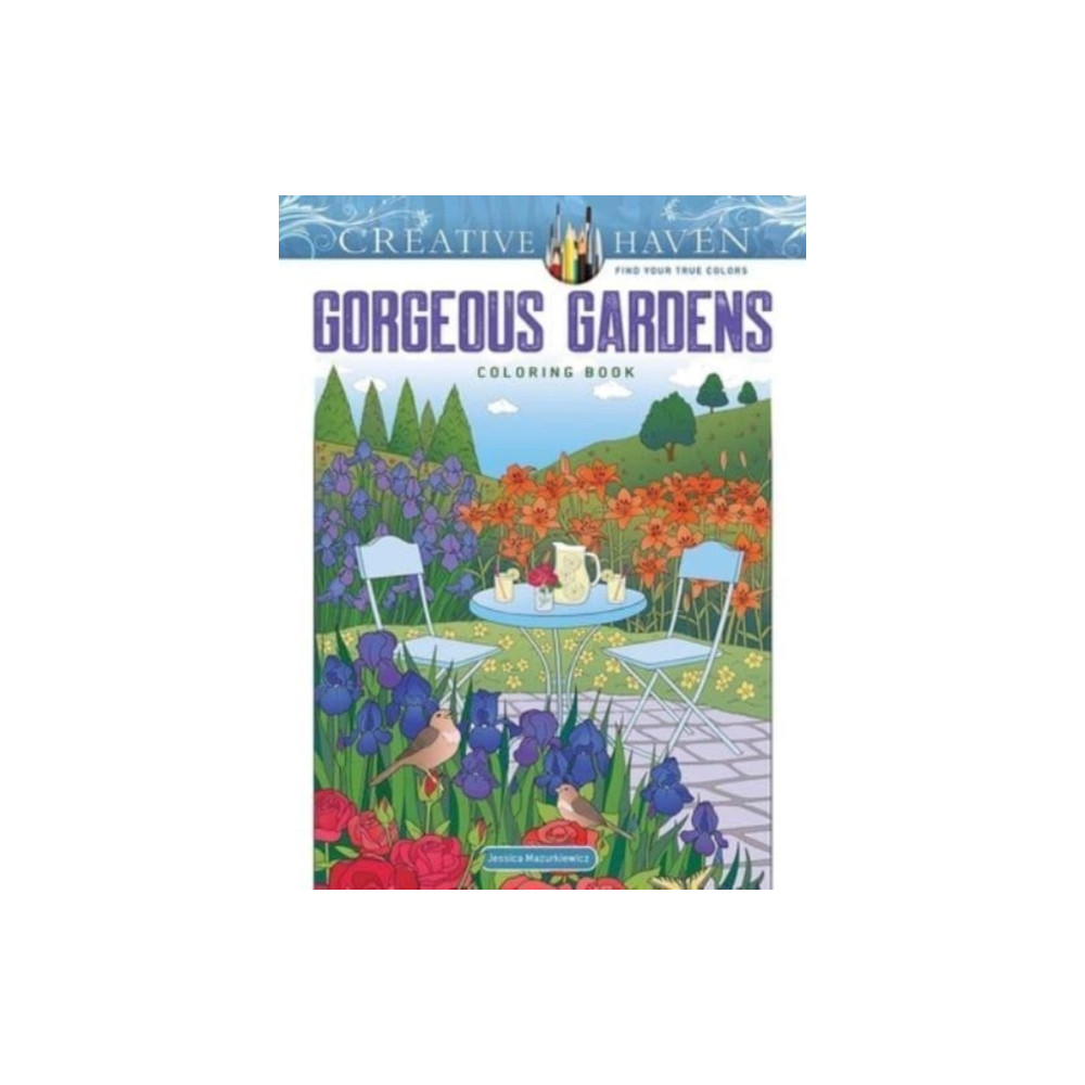 Creative Haven Gorgeous Gardens Coloring Book (häftad, english) Dover publications inc.
