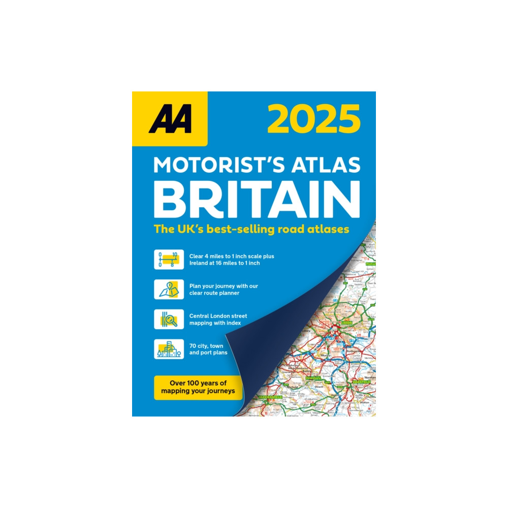 AA Motorist's Atlas 2025 (bok, spiral, english) AA Publishing