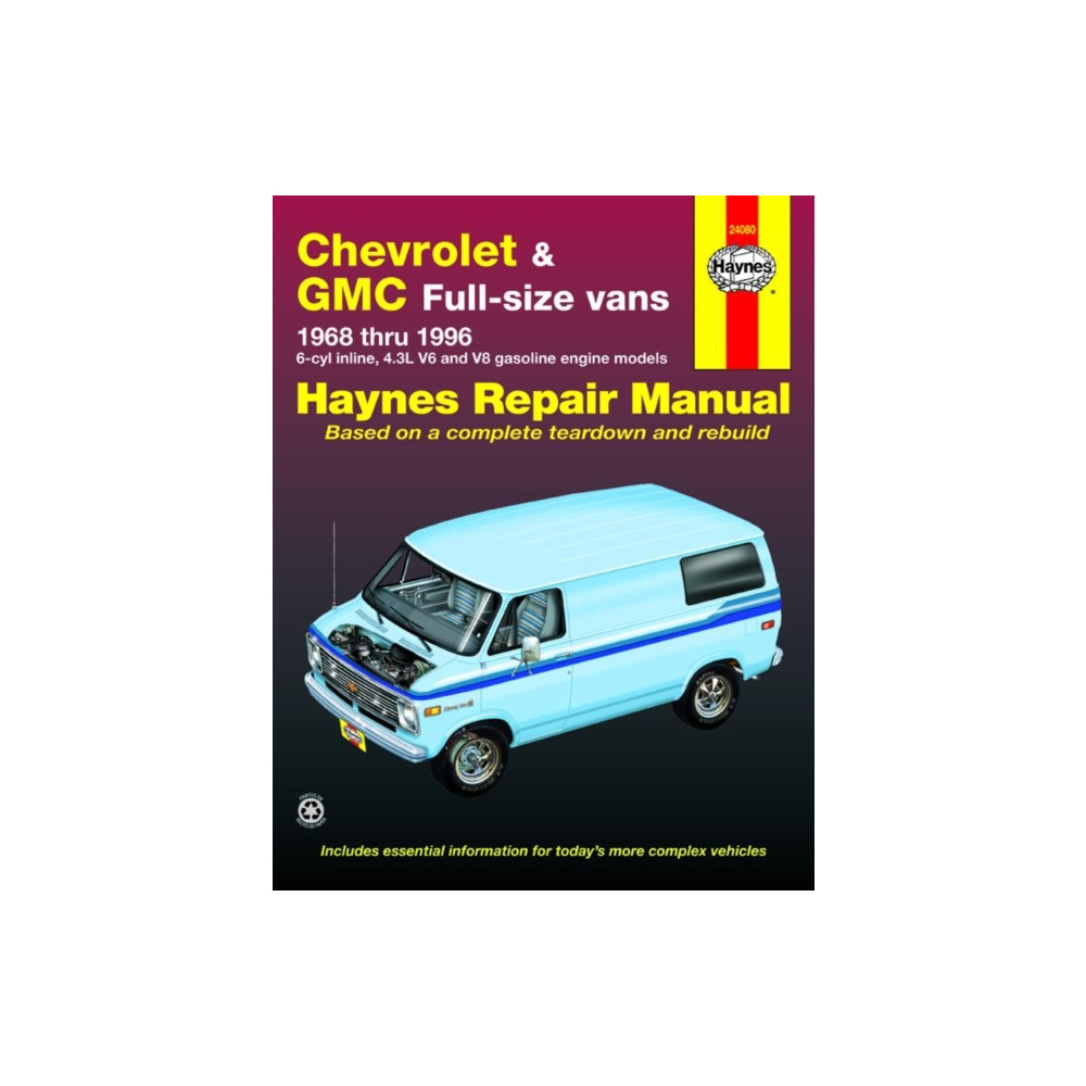 Chevrolet & GMC full-size petrol vans (1968-1996) Haynes Repair Manual (USA) (häftad, english) Haynes Publishing