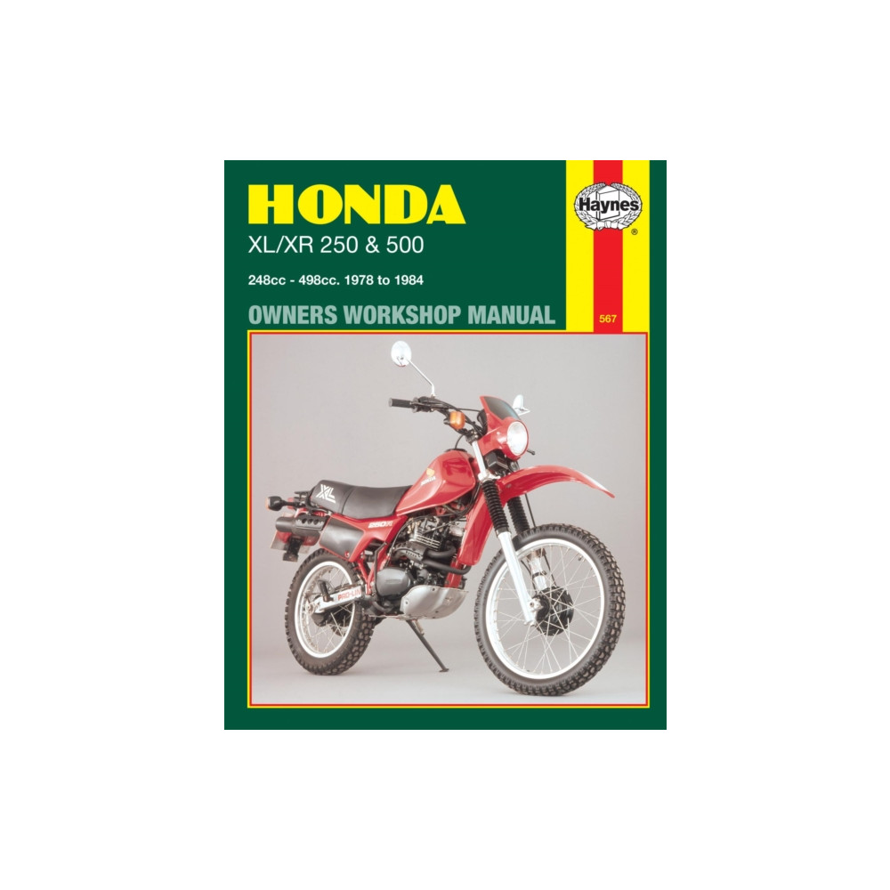 Honda XL/XR 250 & 500 (78 - 84) Haynes Repair Manual (häftad, english) Haynes Manuals Inc