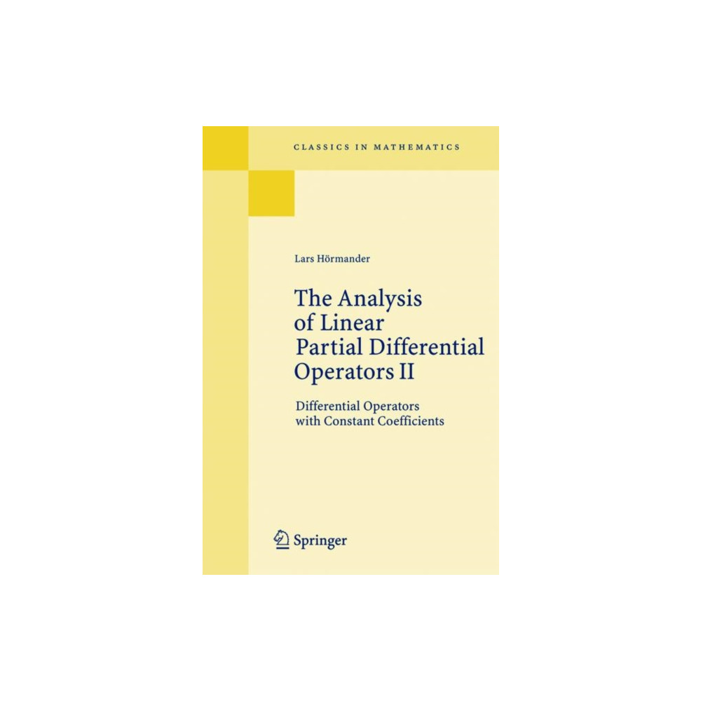 The Analysis of Linear Partial Differential Operators II (häftad, english) Springer-Verlag Berlin and Heidelberg GmbH & Co. K
