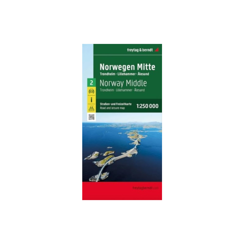 Norway Middle Road and Leisure Map Freytag-Berndt