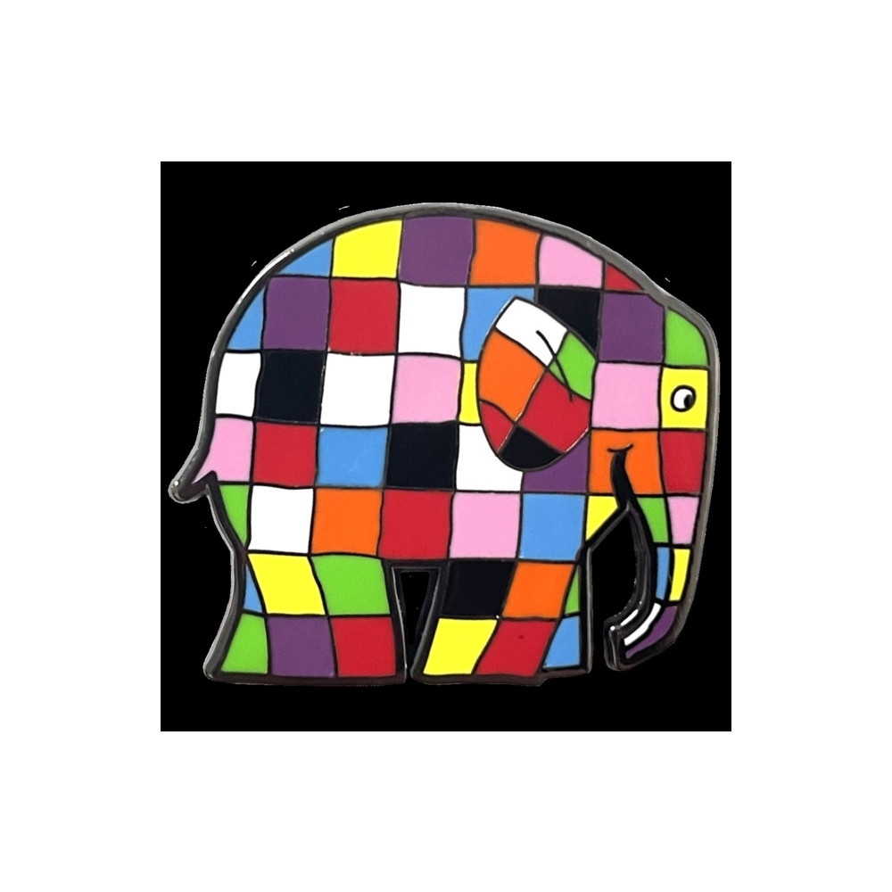 Elmer Walking Right Pin Badge Pawprint Family
