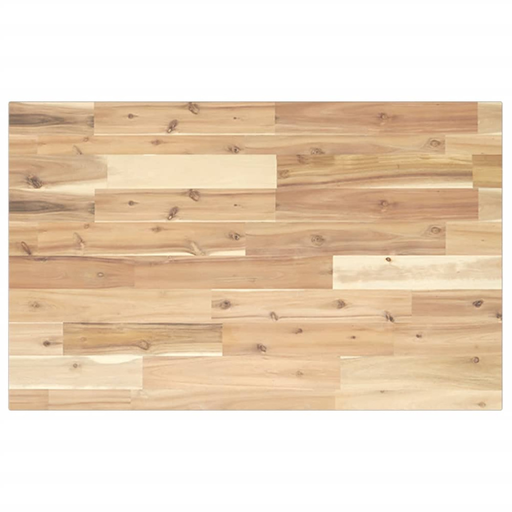 Bordsskiva obehandlad 100x50x2 cm massivt akaciaträ
