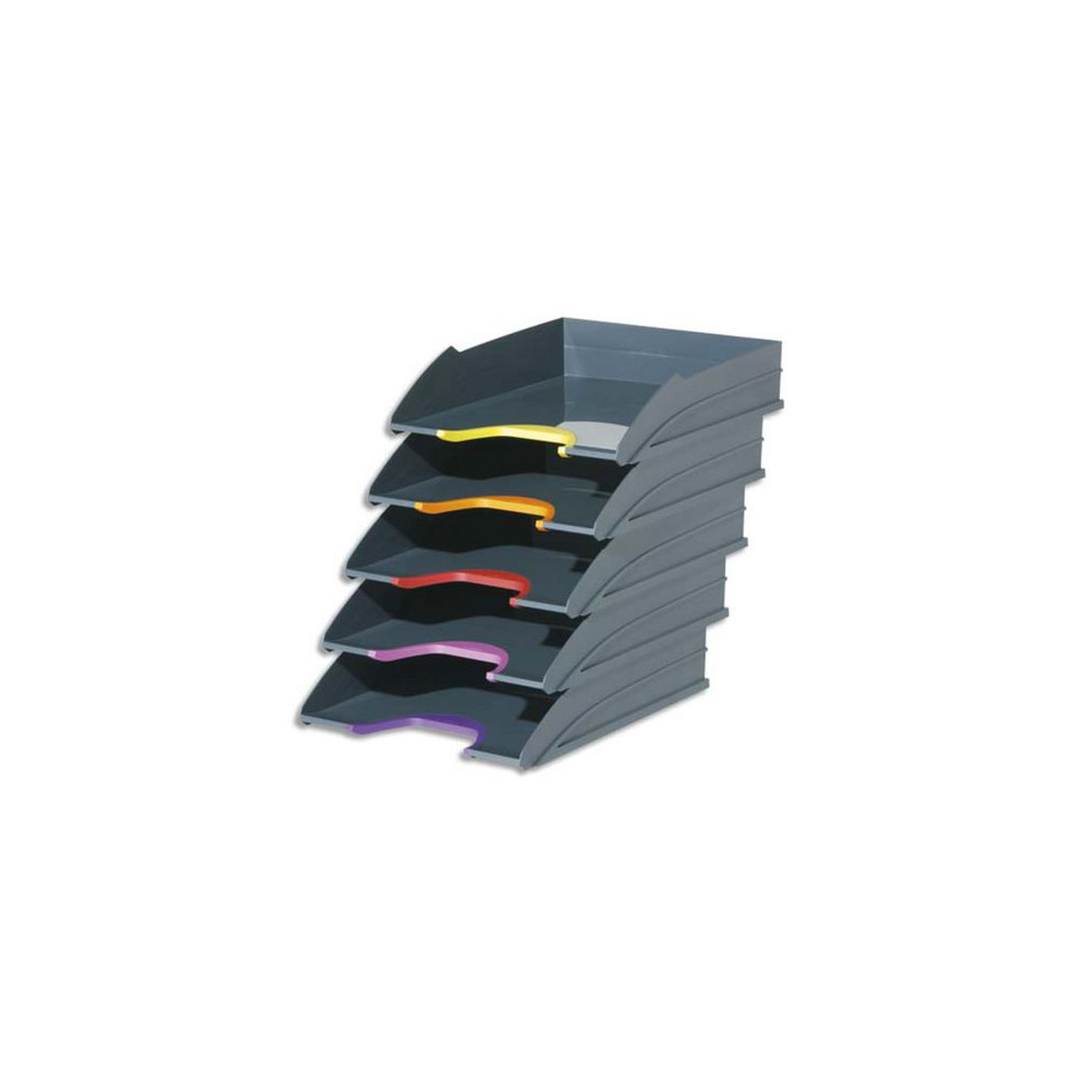 Brevkorg DURABLE Varicolor A4 grå 5/fp