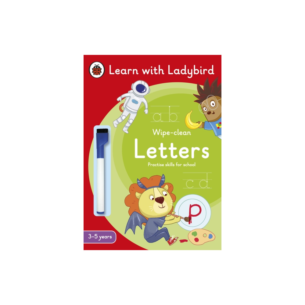 Letters: A Learn with Ladybird Wipe-Clean Activity Book 3-5 years (häftad, english) Penguin Random House Children's UK