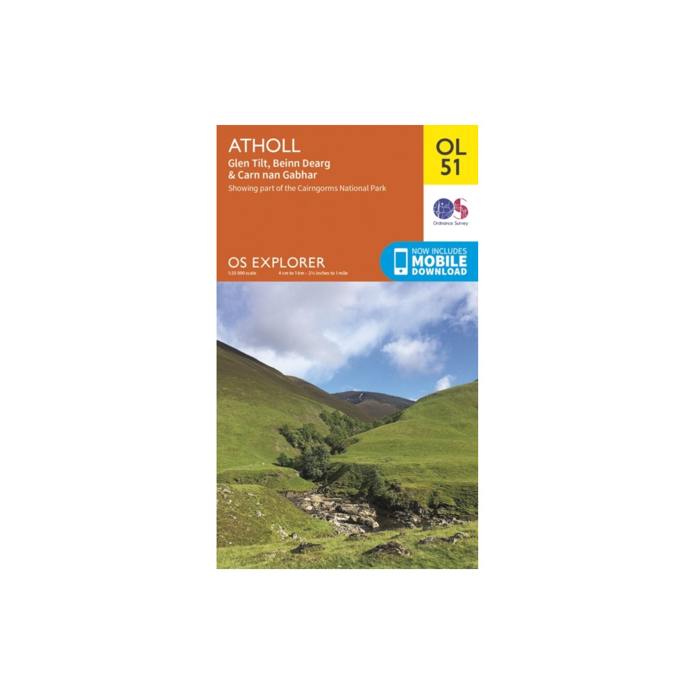 Atholl, Glen Tilt, Beinn Dearg & Carn nan Gabhar Ordnance Survey