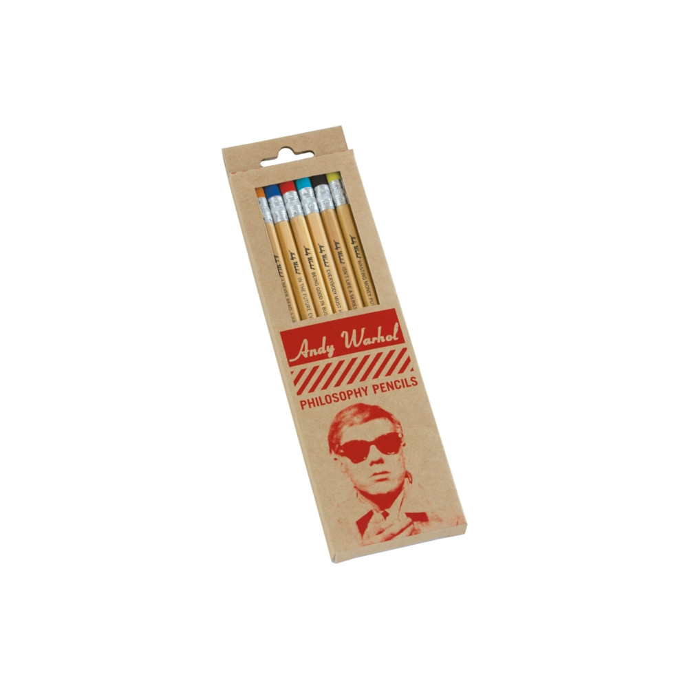 Warhol Philosophy Pencil Set Galison