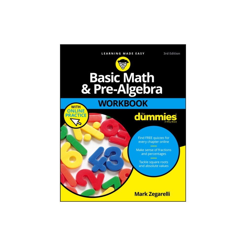 Basic Math & Pre-Algebra Workbook For Dummies with Online Practice (häftad, eng)