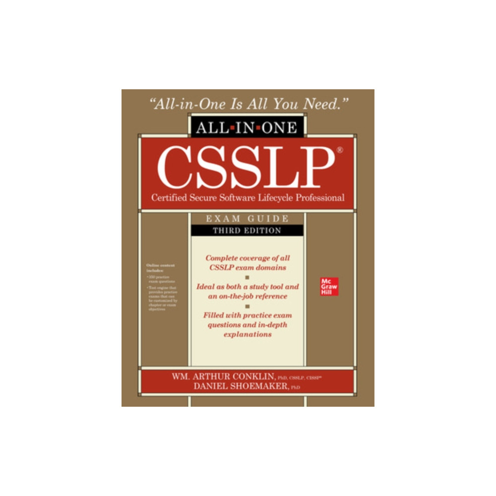 CSSLP Certified Secure Software Lifecycle Professional All-in-One Exam Guide, Third Edition (häftad, eng)