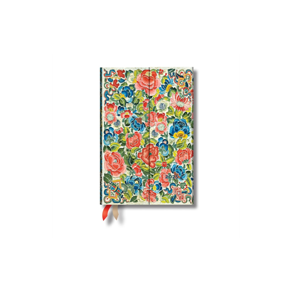 Pear Garden (Peking Opera Embroidery) Mini 12-month Day-at-a-time Hardback Dayplanner 2025 (Wrap Closure) (inbunden, eng... Little, Brown Book Group