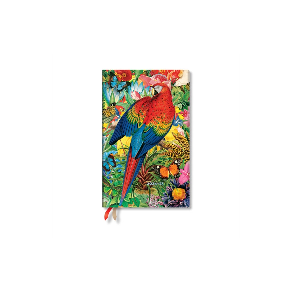 Tropical Garden (Nature Montages) Mini 12-month Day-at-a-time Hardback Dayplanner 2025 (Elastic Band Closure) (inbunden,... Little, Brown Book Group