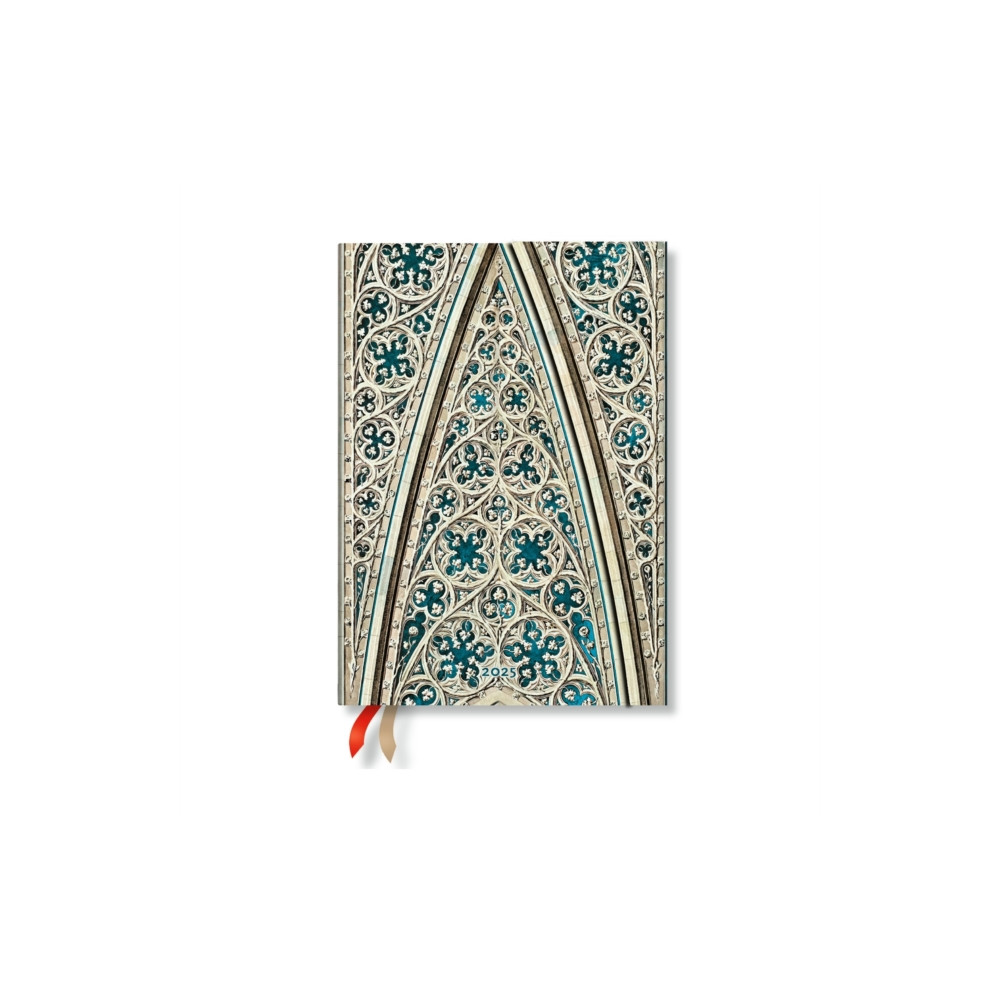 Vault of the Milan Cathedral (Duomo di Milano) Midi 12-month Verso Hardback Dayplanner 2025 (Wrap Closure) (inbunden, en... Little, Brown Book Group
