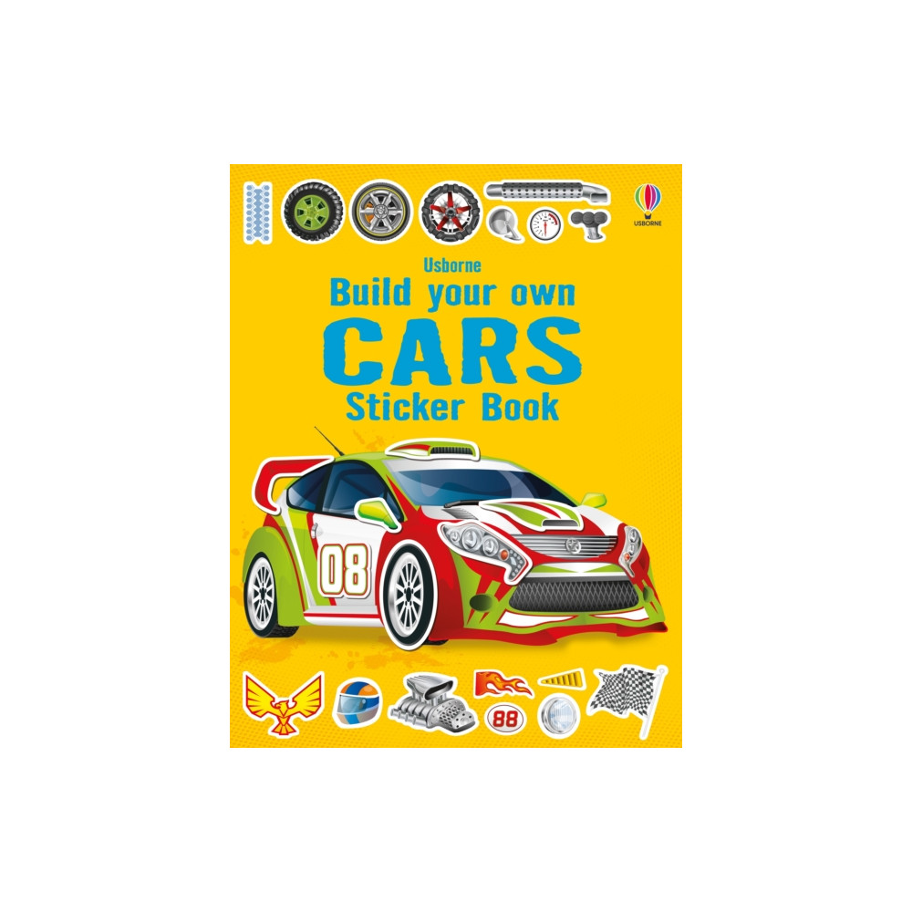 Build your own Cars Sticker book (häftad, english) Usborne Publishing Ltd