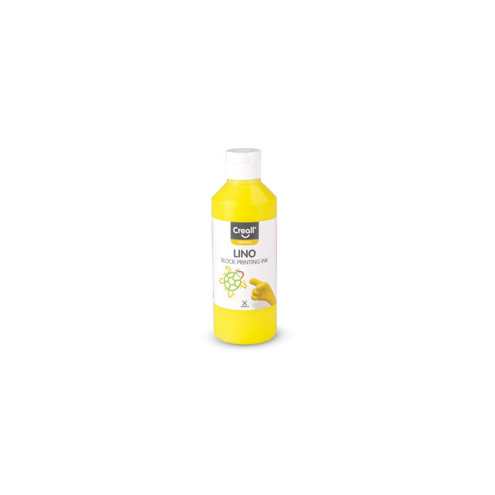 Tryckfärg Lino CREALL 250ml gul Creall
