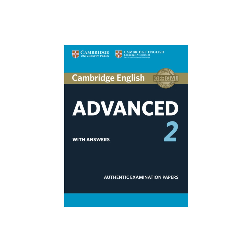 Cambridge English Advanced 2 Student's Book with answers (häftad, english) Cambridge University Press