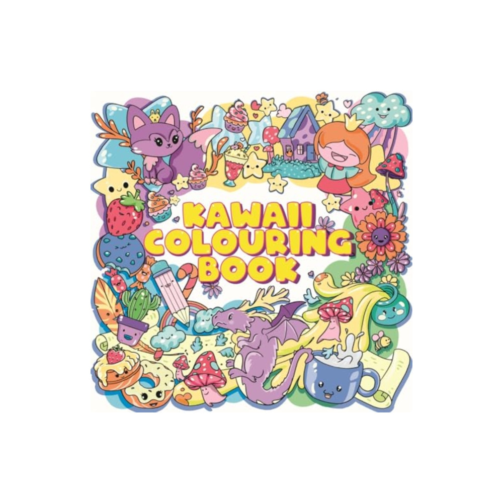 Kawaii Colouring Book (häftad, english) Bonnier Books Ltd