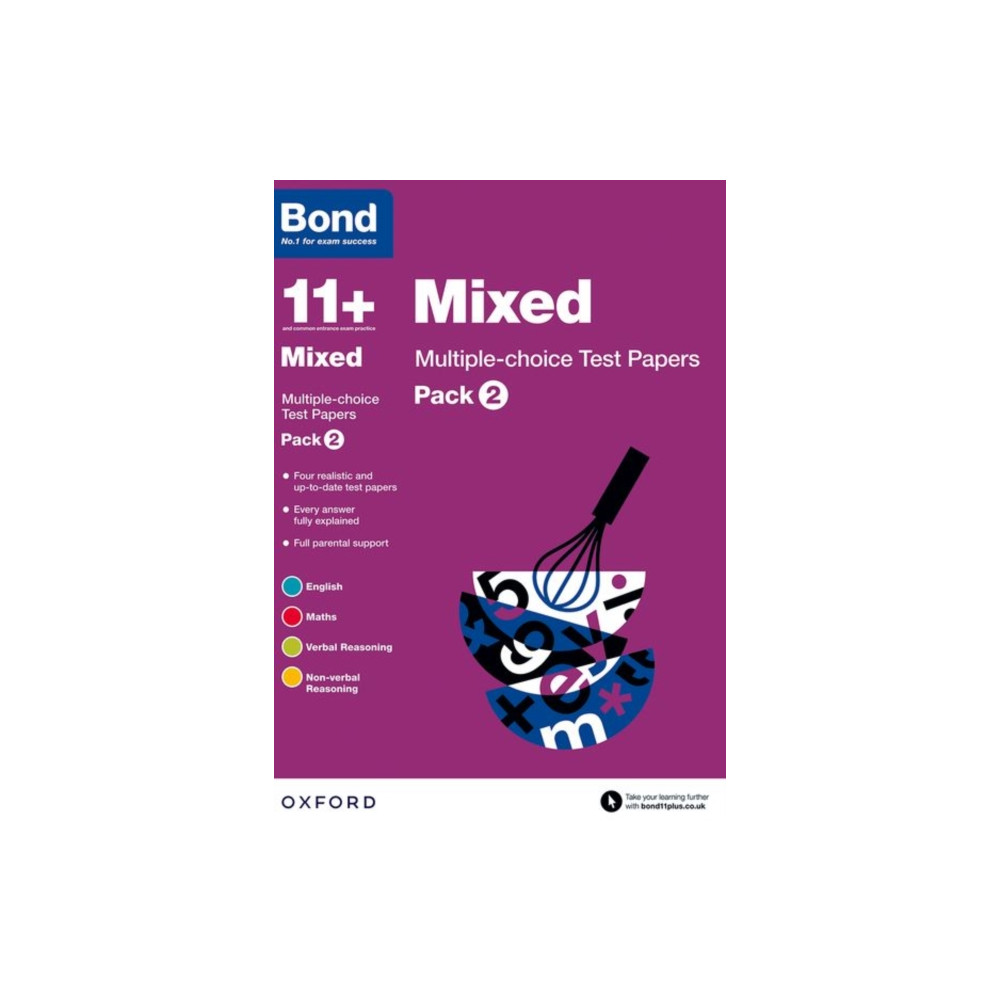 Bond 11+: Mixed: Multiple-choice Test Papers: For 11+ GL assessment and Entrance Exams (häftad, english) Oxford University Press