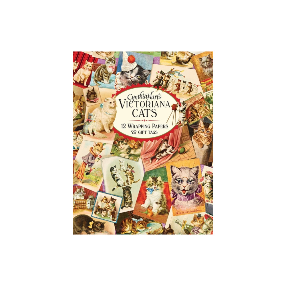 Cynthia Hart's Victoriana Cats: 12 Wrapping Papers and Gift Tags (häftad, english) Workman Publishing