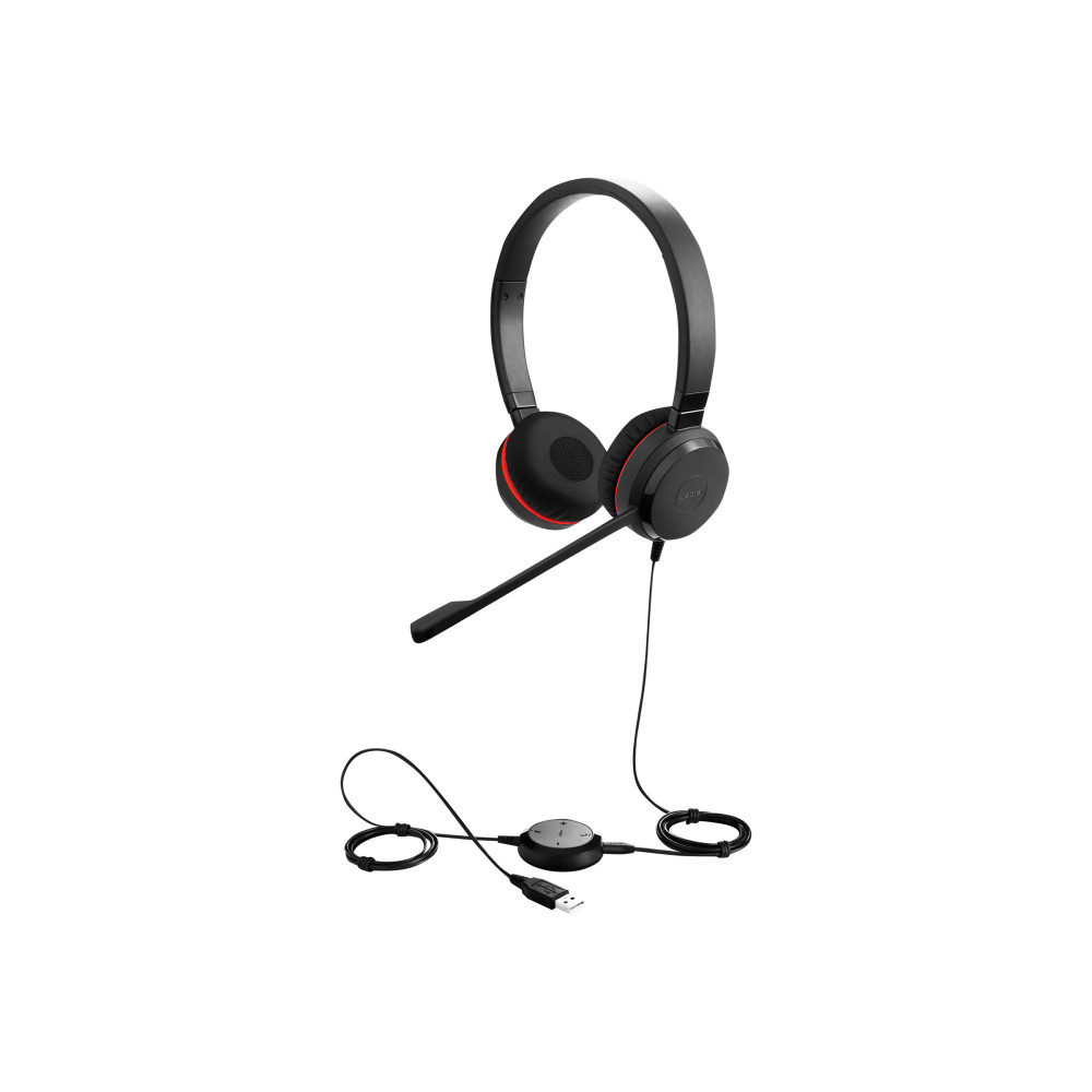 Jabra Evolve 30 II MS stereo - headset - USB, 3,5 mm kontakt