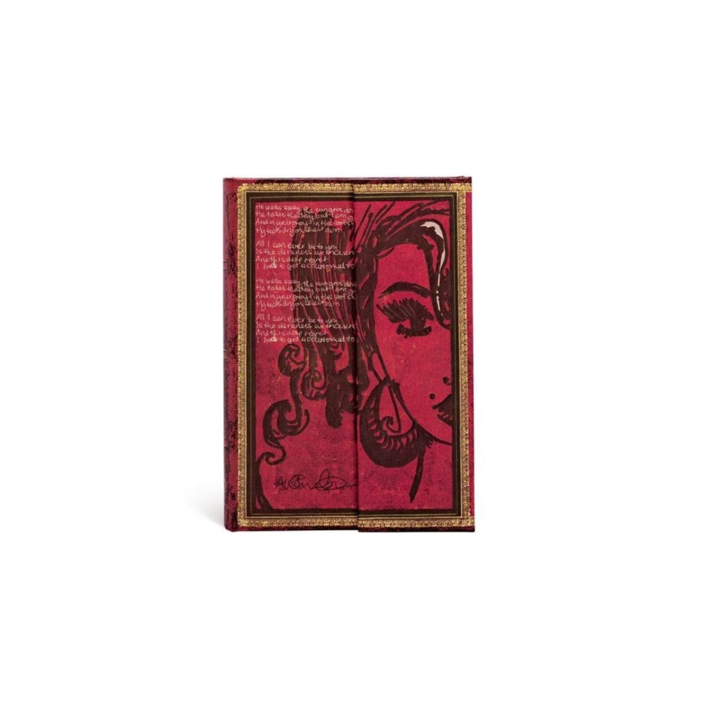 Amy Winehouse, Tears Dry (Embellished Manuscripts Collection) Mini Lined Hardcover Journal (Wrap Closure) (inbunden, eng... paperblanks