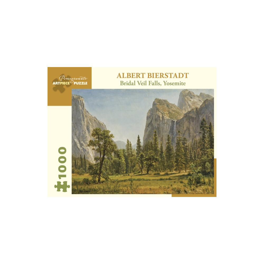 Albert Bierstadt Bridai Veil Falls Yosemite 1000-Piece Jigsaw Puzzle Pomegranate Communications Inc,US