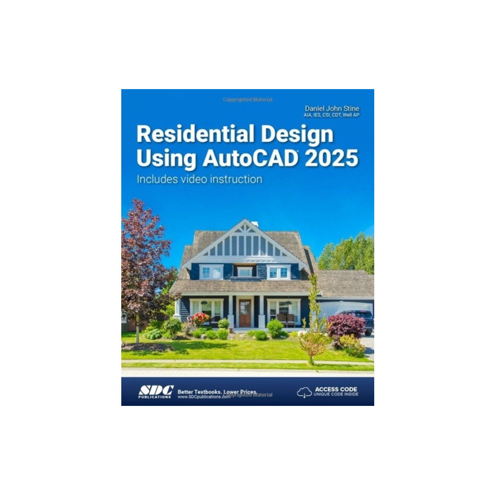 SDC Publications Residential Design Using AutoCAD 2025 (häftad, eng)