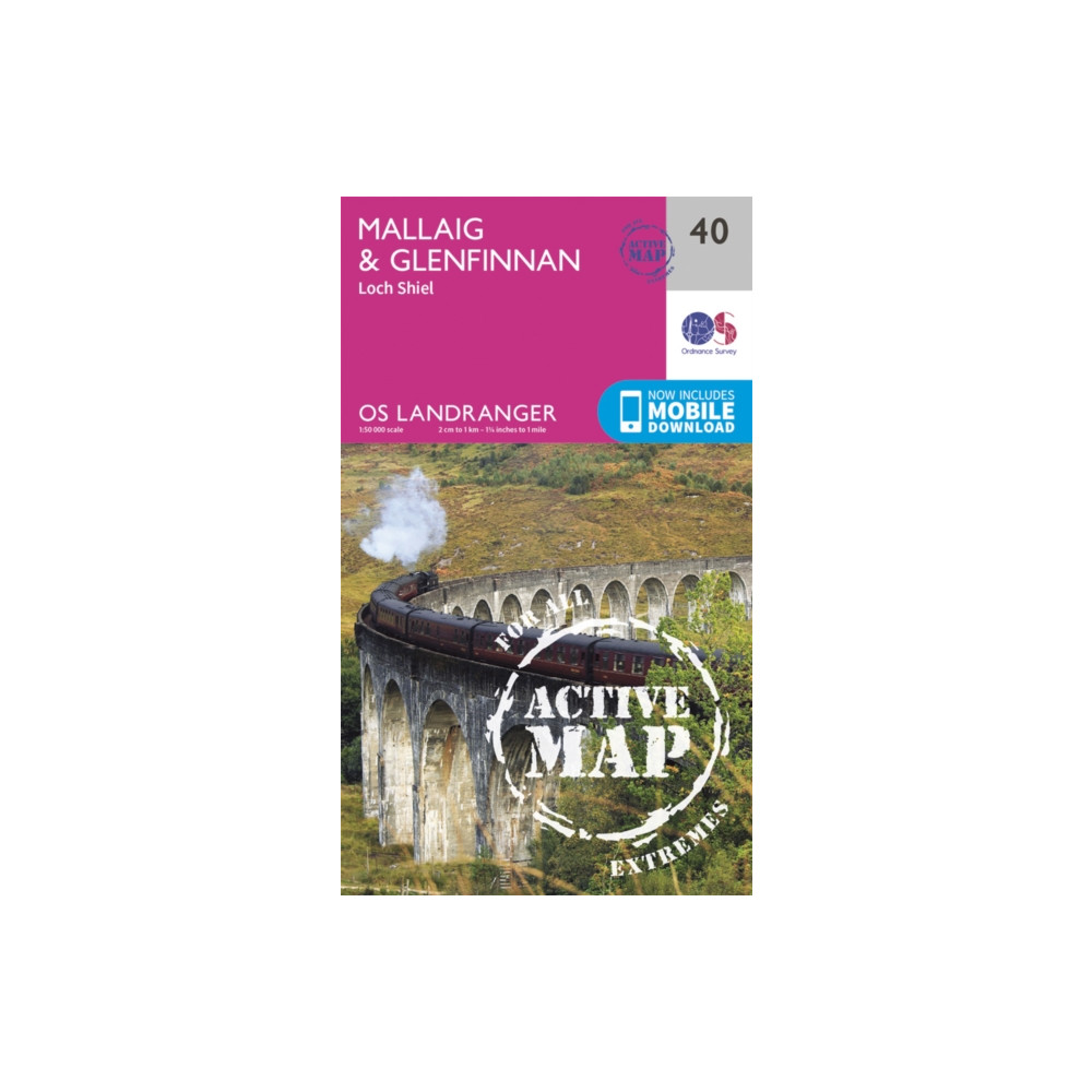 Mallaig & Glenfinnan, Loch Shiel Ordnance Survey