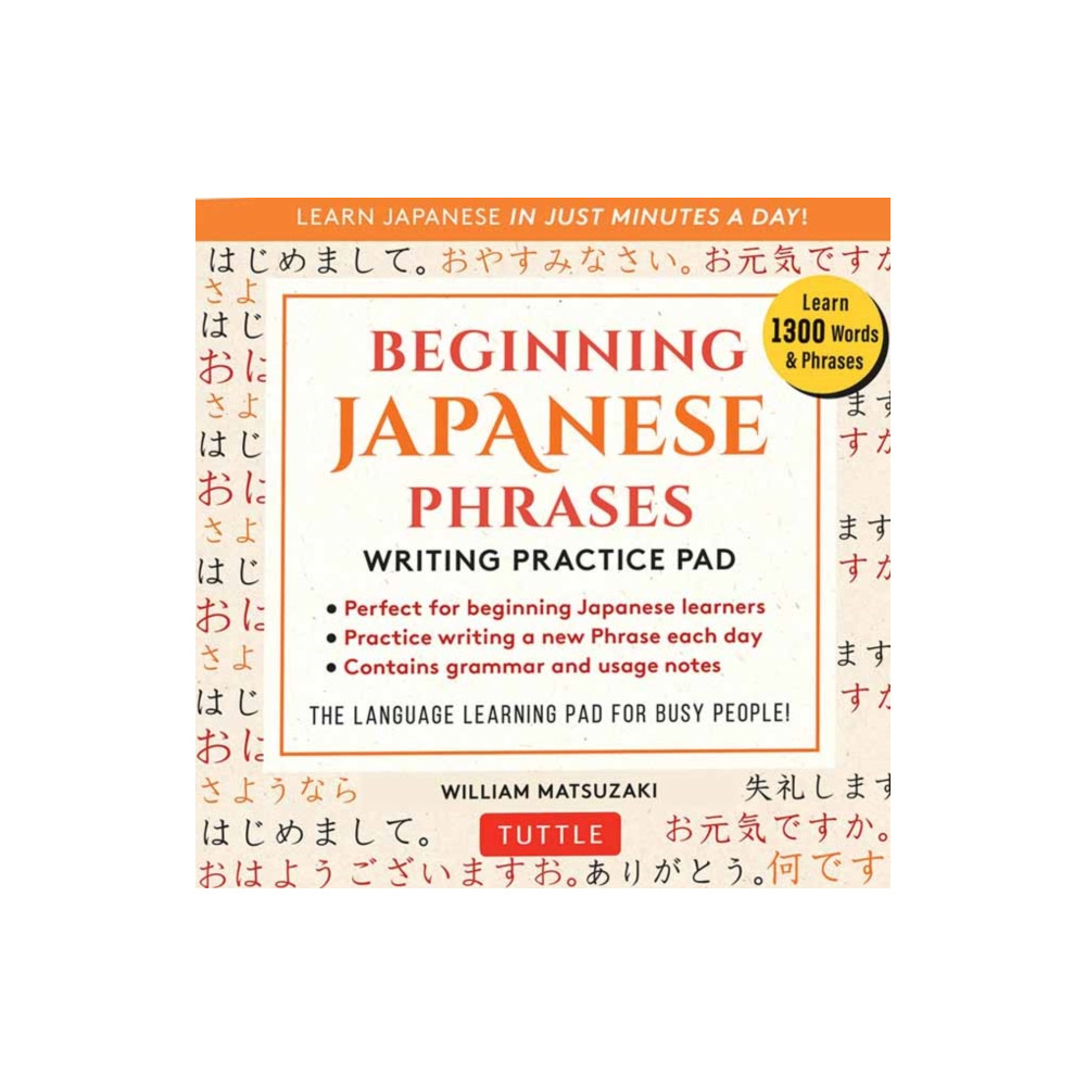Beginning Japanese Phrases Writing Practice Pad (häftad, english) Tuttle Publishing