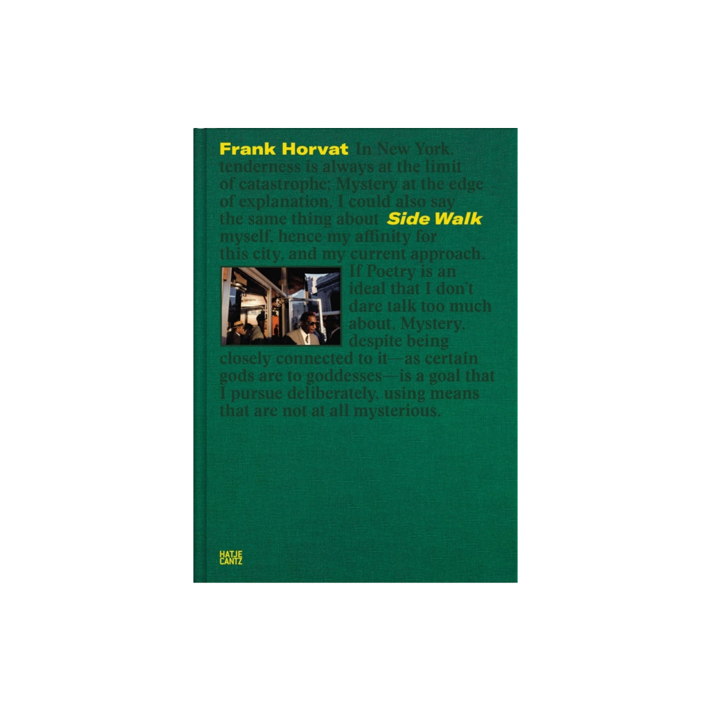 Frank Horvat (inbunden, english) Hatje Cantz