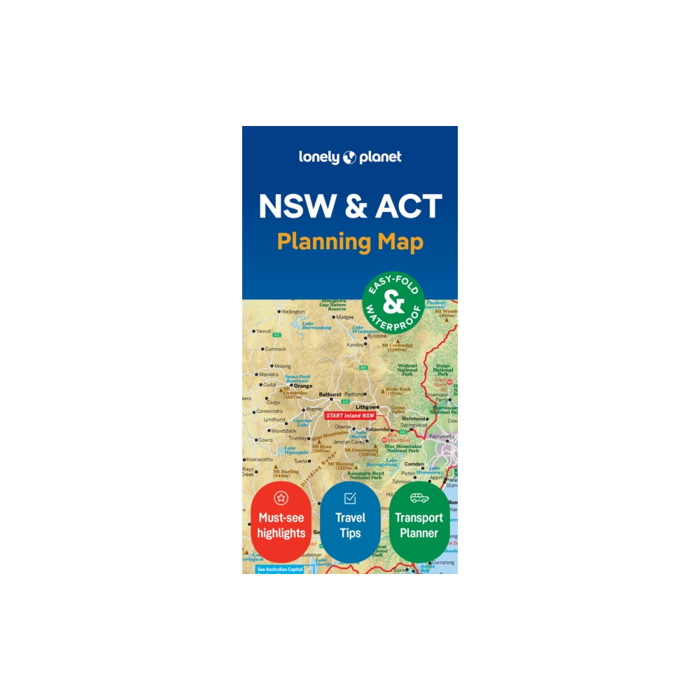 Lonely Planet New South Wales & ACT Planning Map Lonely Planet Global Limited
