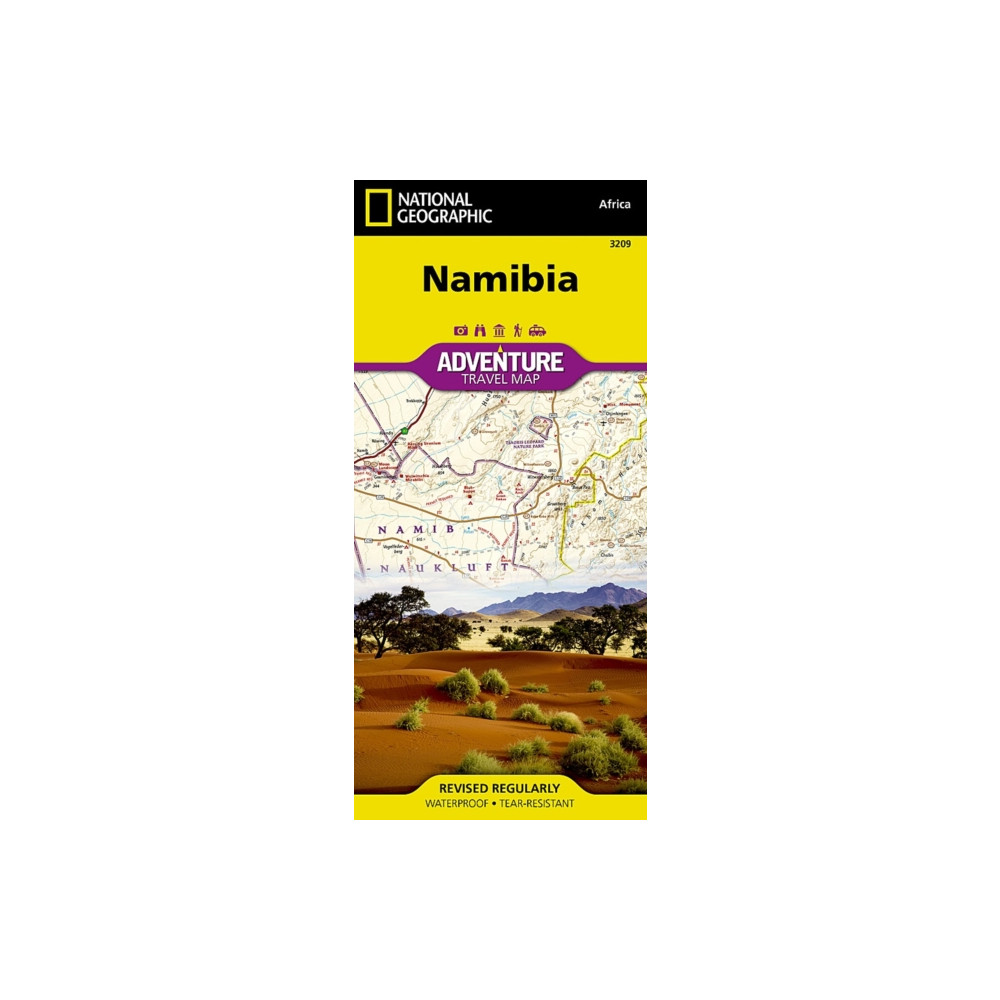 Namibia National Geographic Maps