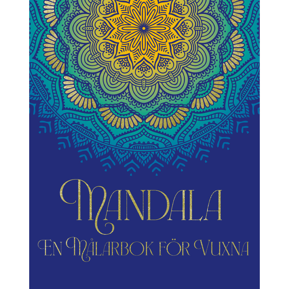 Mandala : en målarbok för vuxna (häftad) Barthelson Förlag