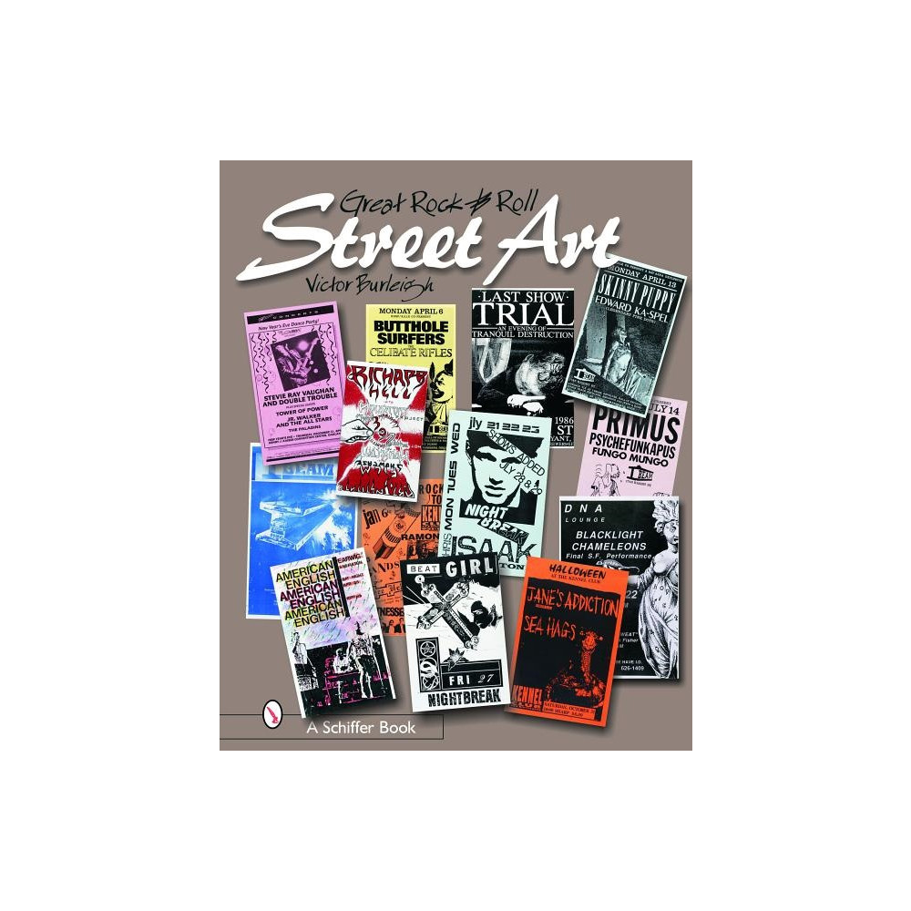 Great Rock & Roll Street Art (häftad, english) Victor Burleigh