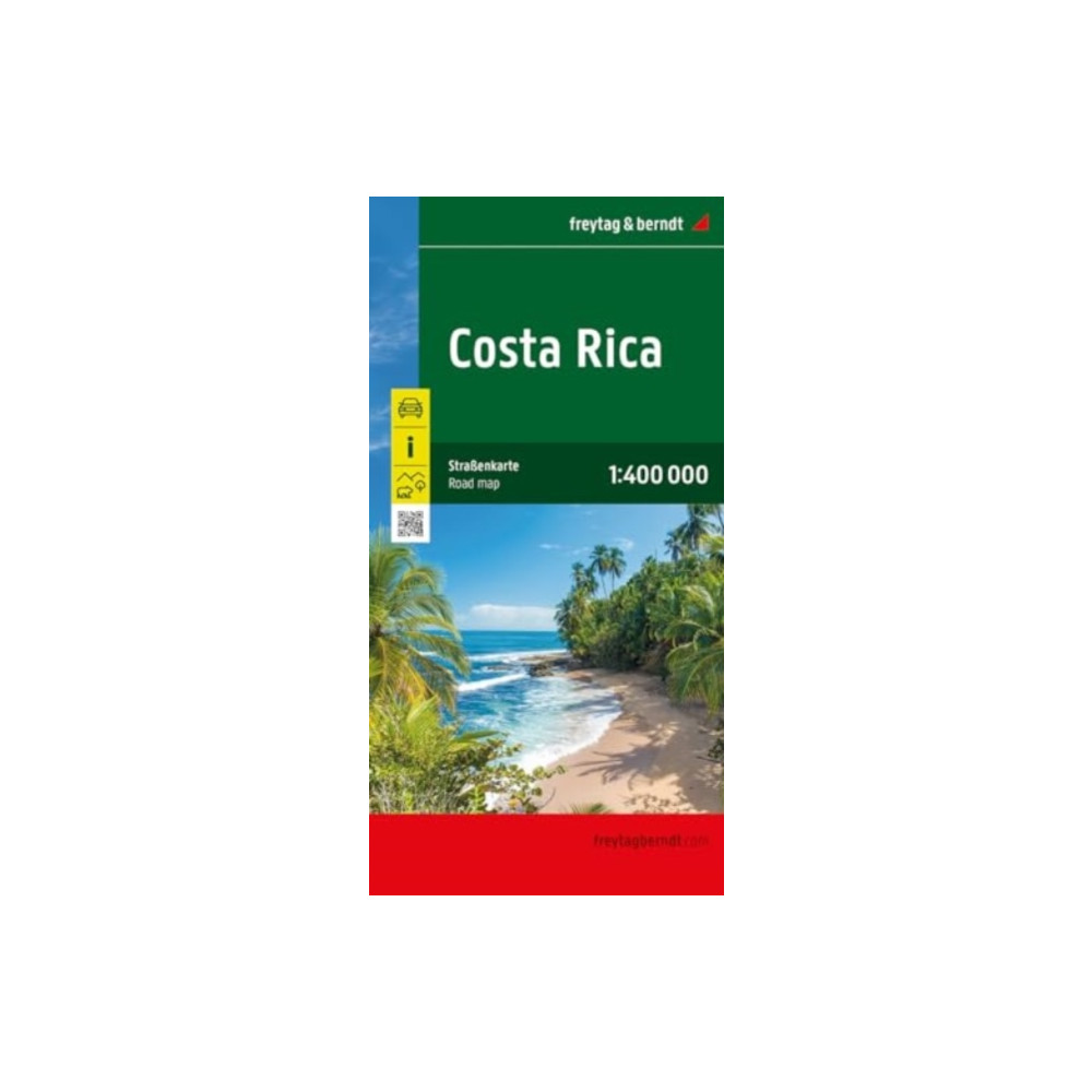 Costa Rica Road Map Freytag-Berndt
