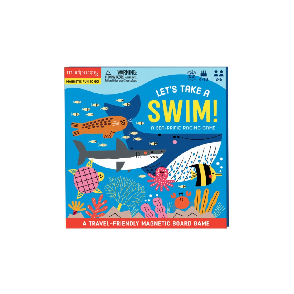 Let's Take a Swim Magnetic Board Game Galison