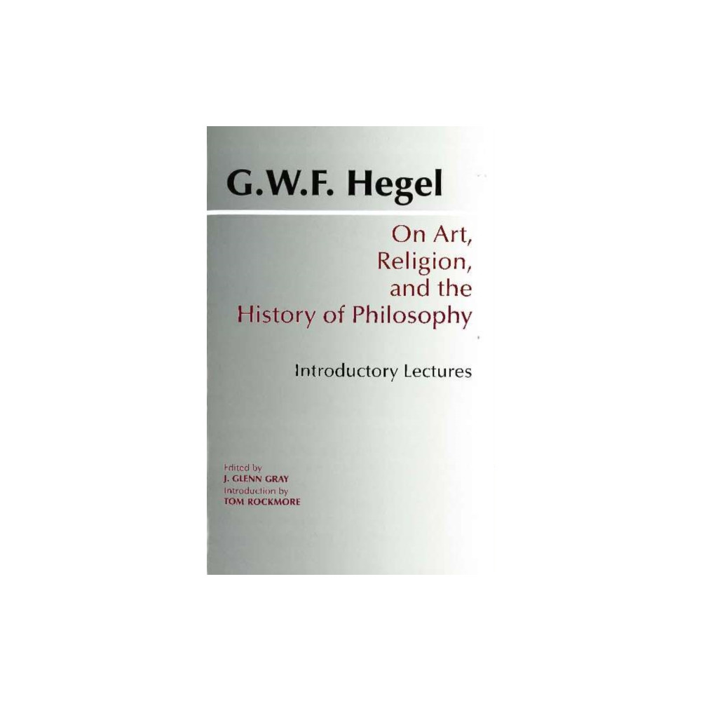 On Art, Religion, and the History of Philosophy (häftad, english) Hackett Publishing Co, Inc