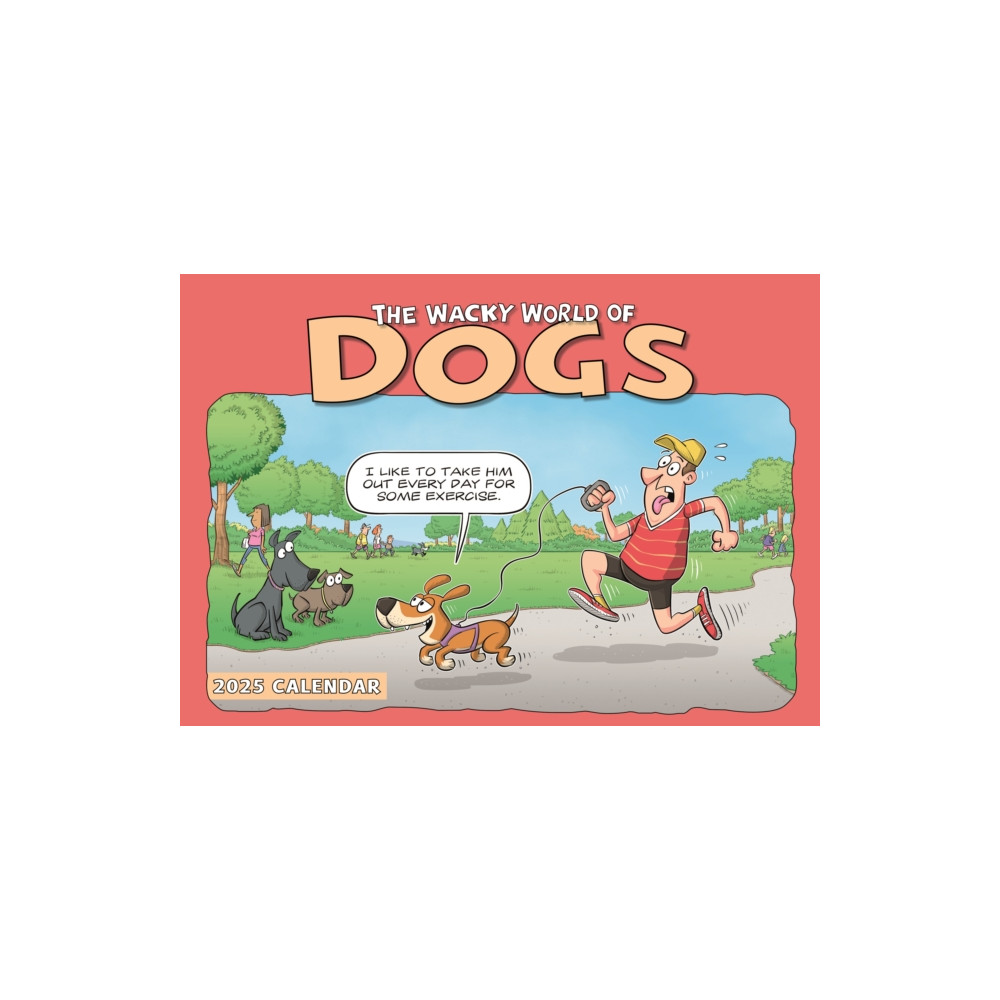 Dogs, Wacky World A4 Calendar 2025 (häftad, english) Carousel Calendars