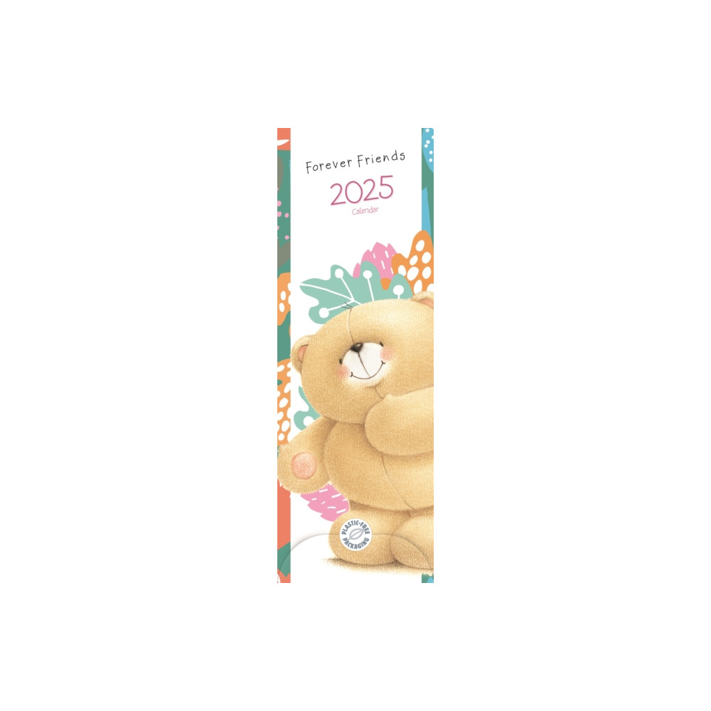 Forever Friends Slim Calendar 2025 (häftad, english) Carousel Calendars