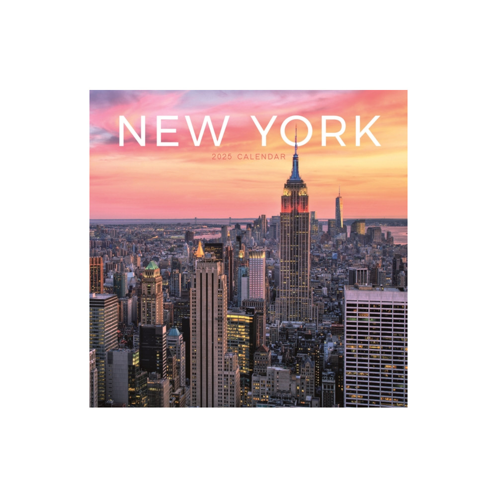 New York Square Mini Calendar 2025 (häftad, english) Carousel Calendars