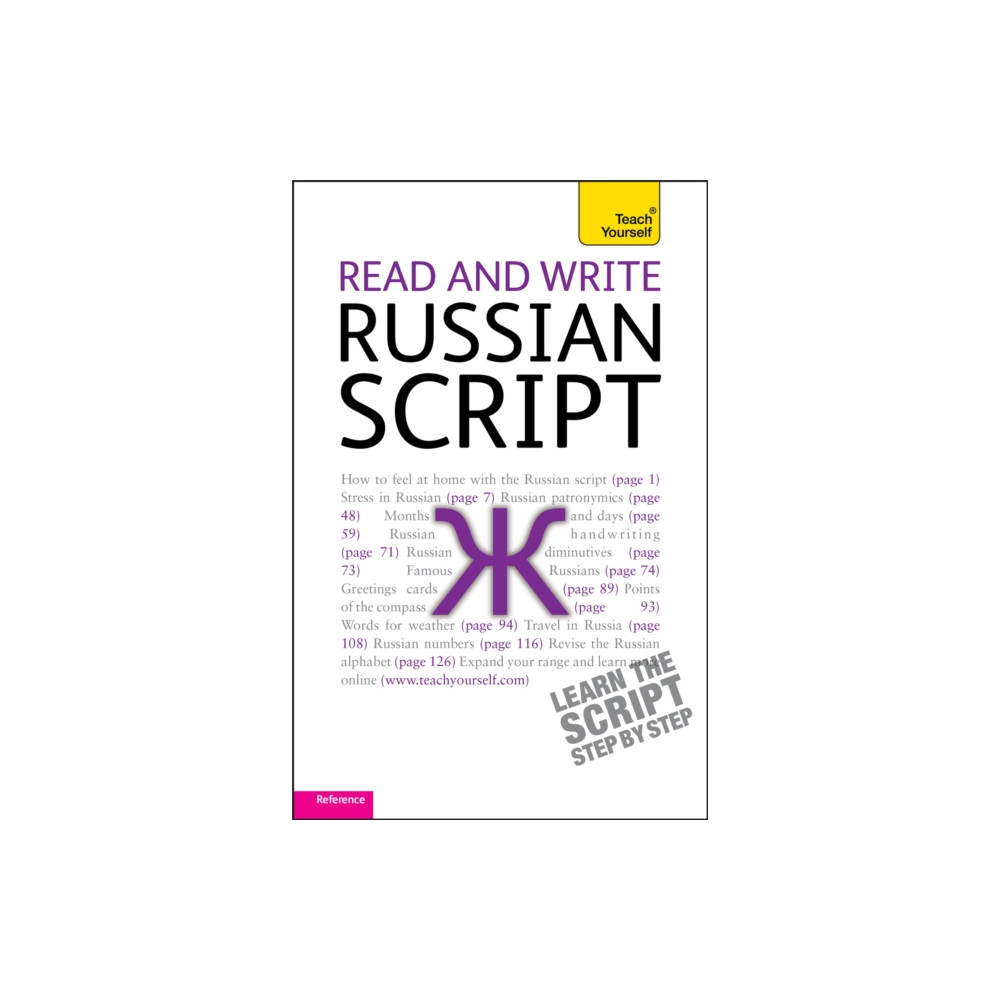 Read and Write Russian Script: Teach yourself (häftad, english) John Murray Press