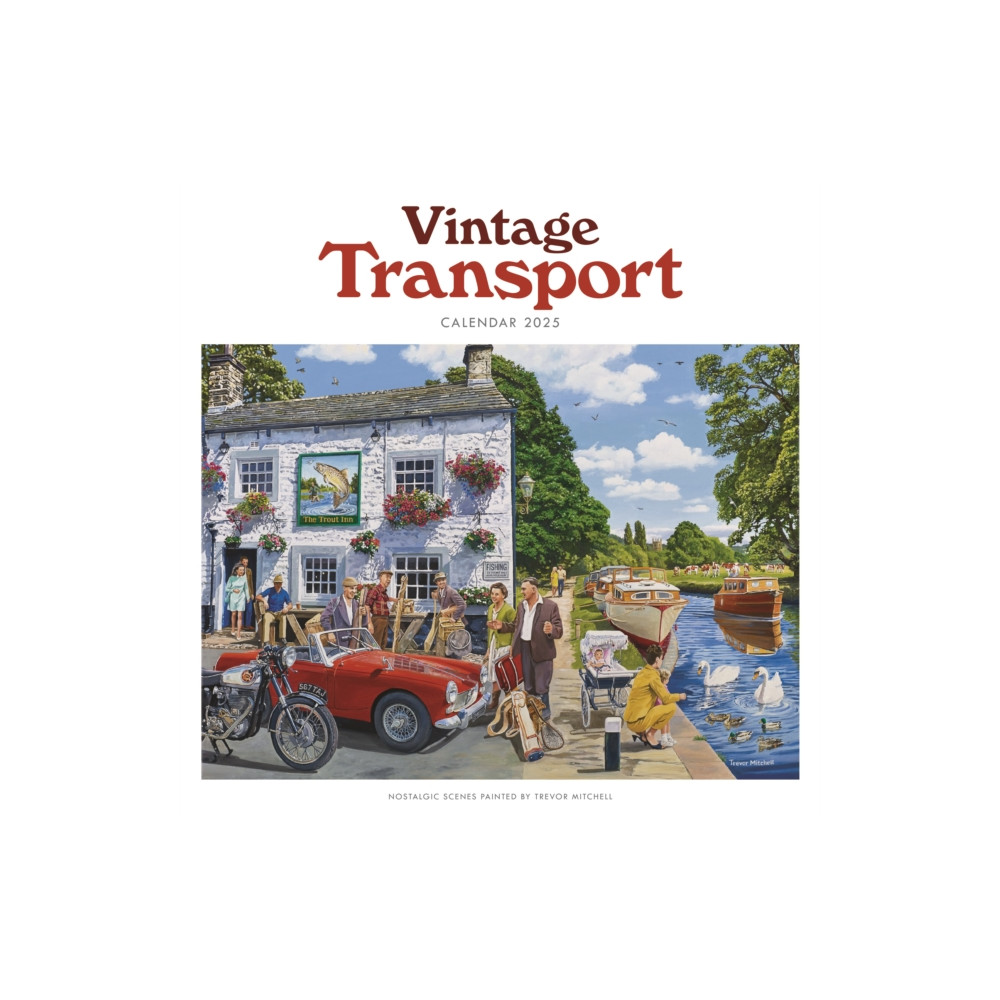 Vintage Transport, Trevor Mitchell Wiro Wall Calendar 2025 (häftad, english) Carousel Calendars