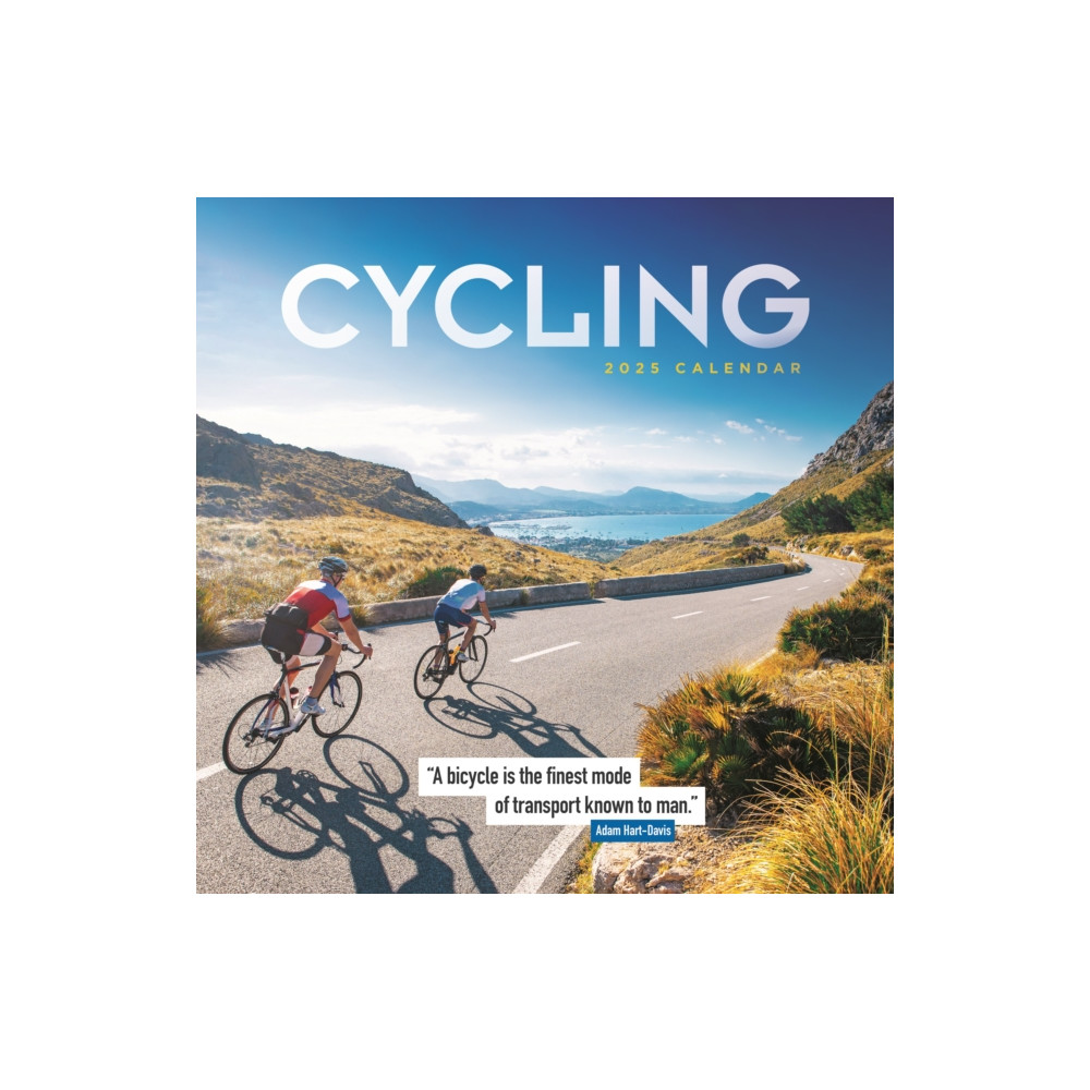 Cycling Square Wall Calendar 2025 (häftad, english) Carousel Calendars