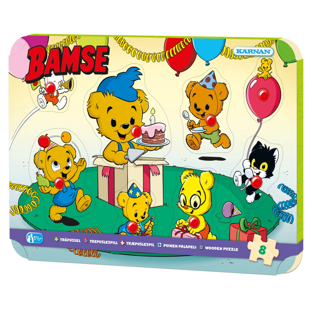 Knoppussel 8 bitar Bamse Egmont Storytel AB/Kärnan