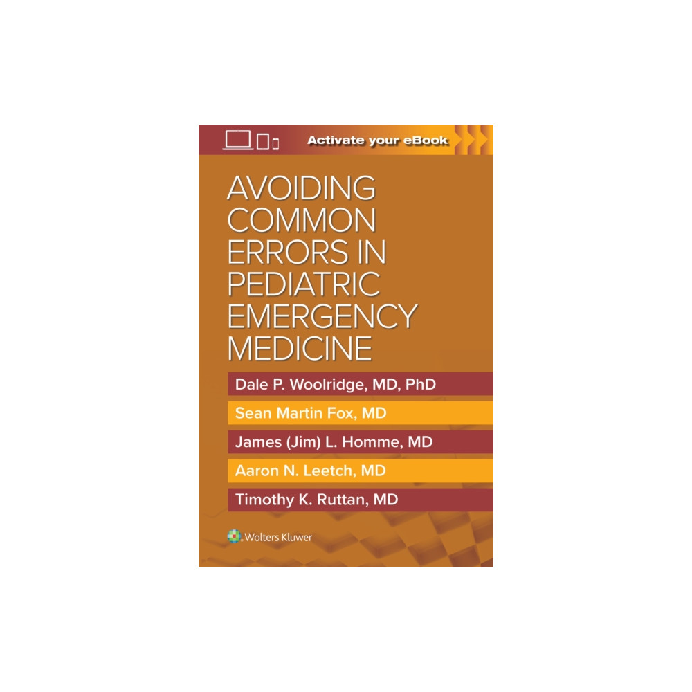 Avoiding Common Errors in Pediatric Emergency Medicine (häftad, english) Wolters Kluwer Health