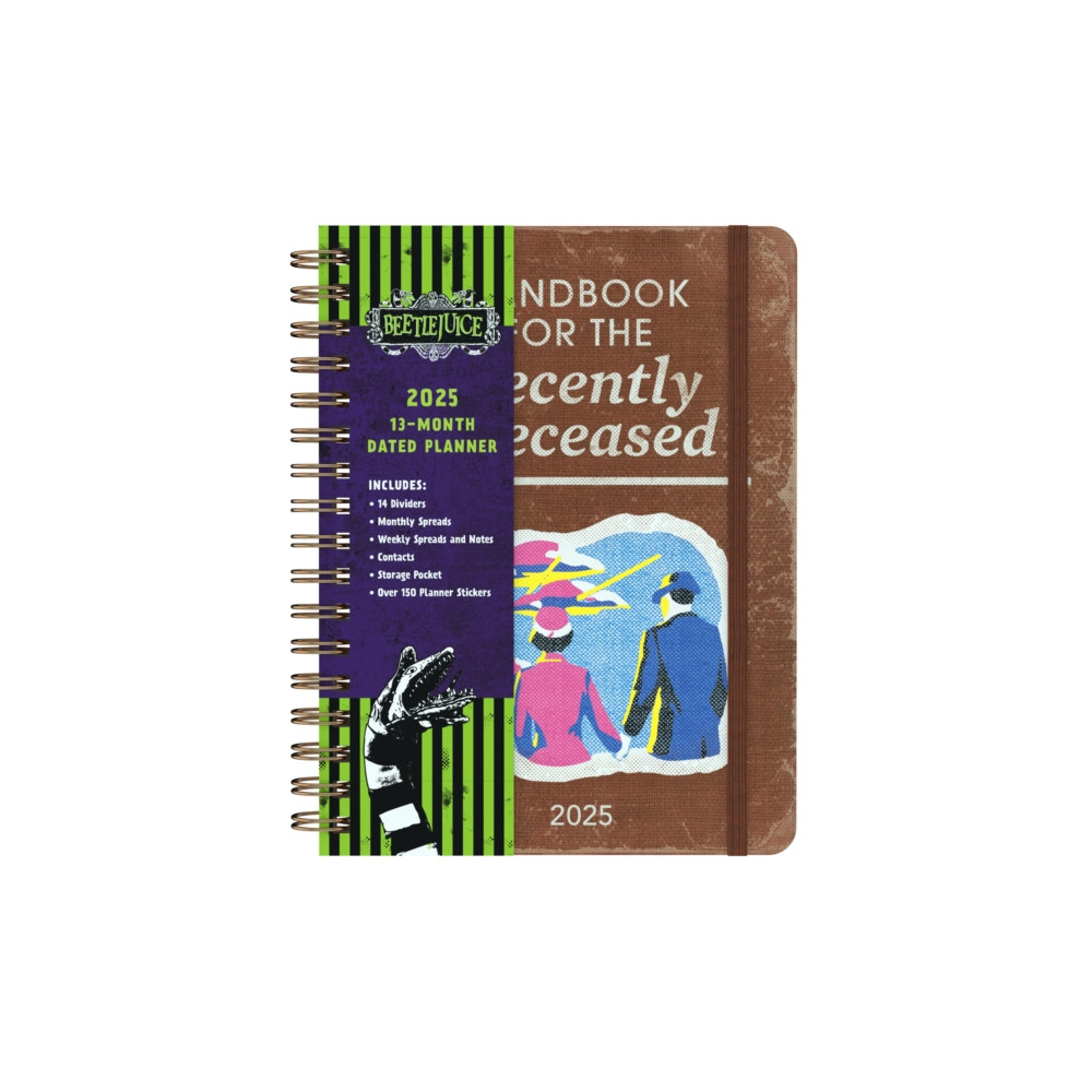 2025 Beetlejuice 13-Month Weekly Planner (inbunden, english) Insight Editions