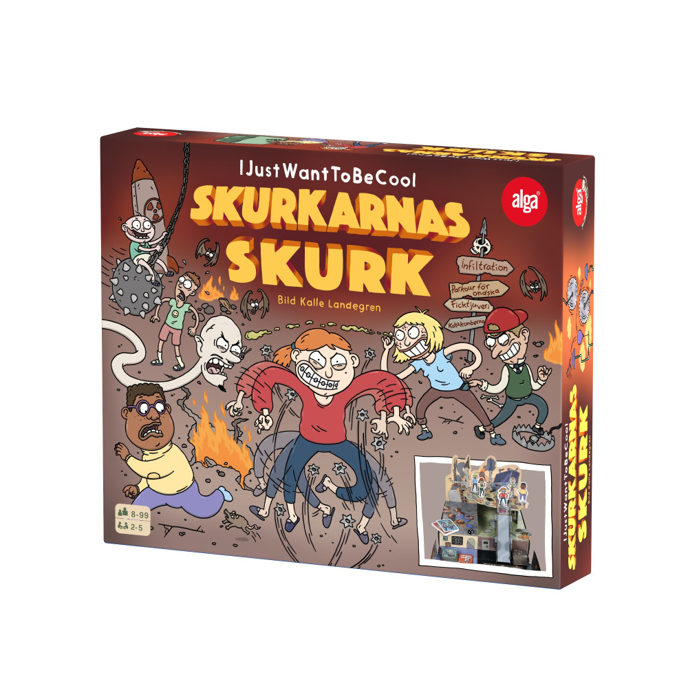 Skurkarnas skurk brädspel Alga