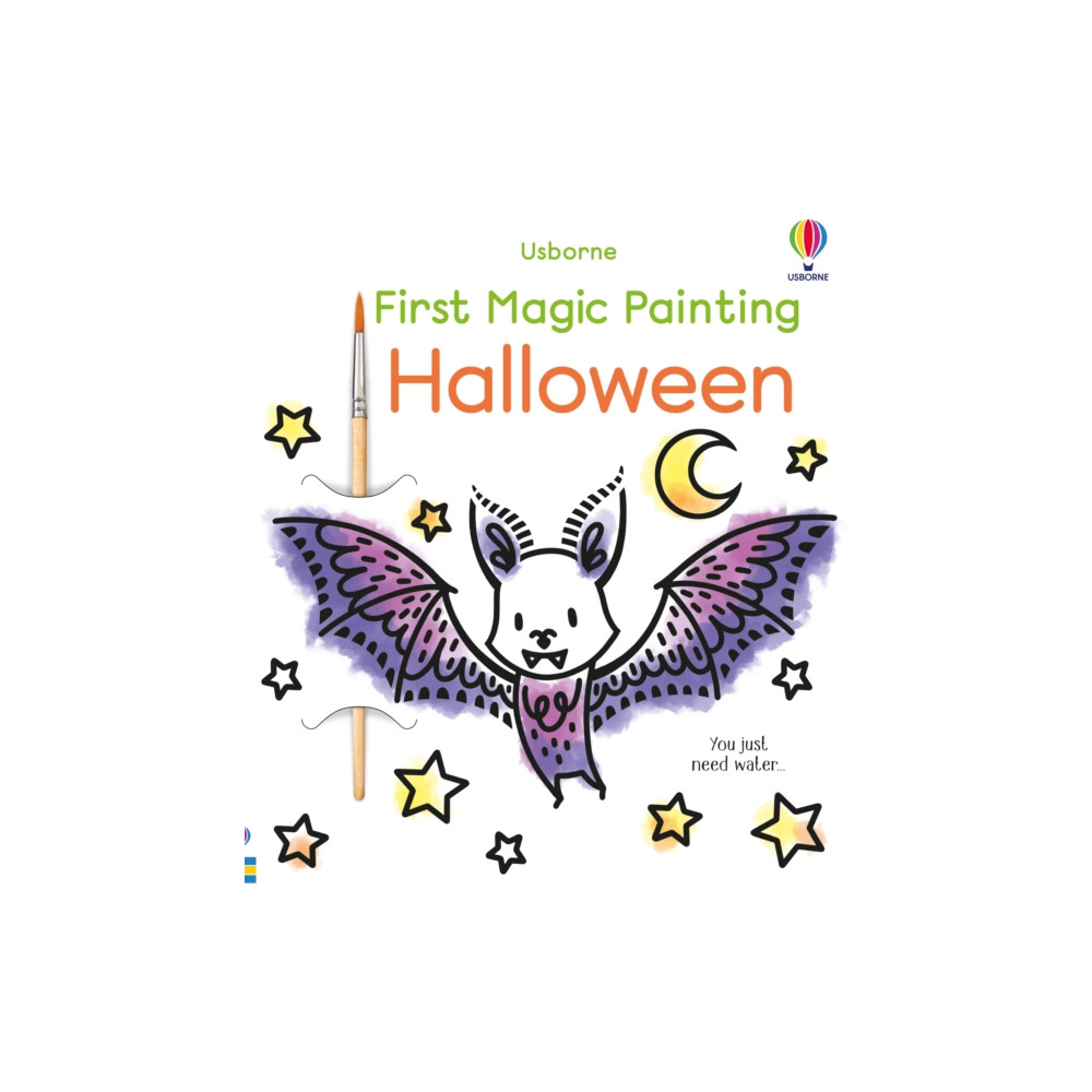 First Magic Painting Halloween (häftad, english) Usborne Publishing Ltd