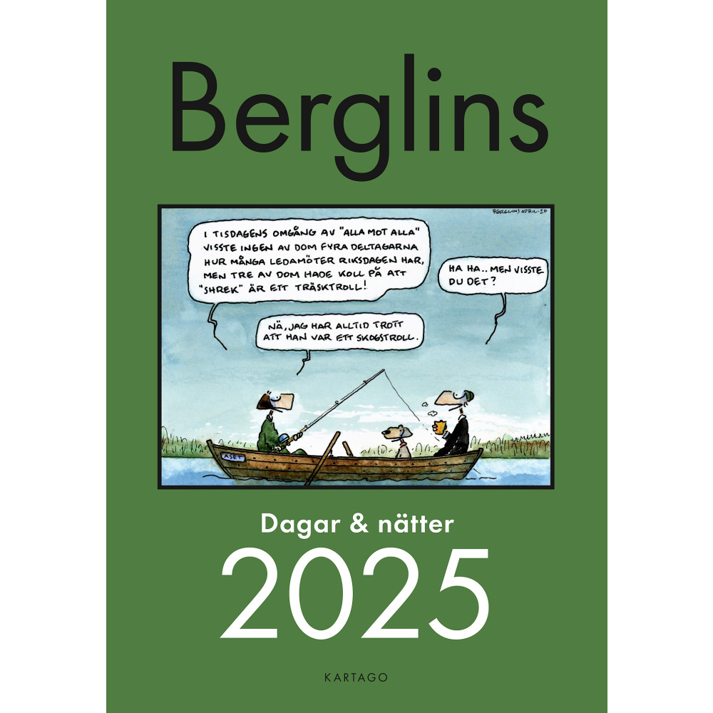 Berglins väggkalender 2025 (bok) Maria Berglin